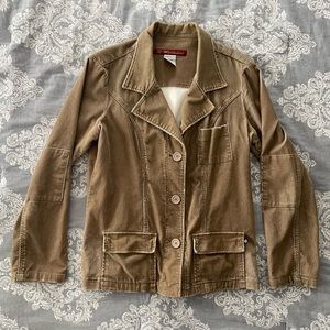 Vintage corduroy moto blazer